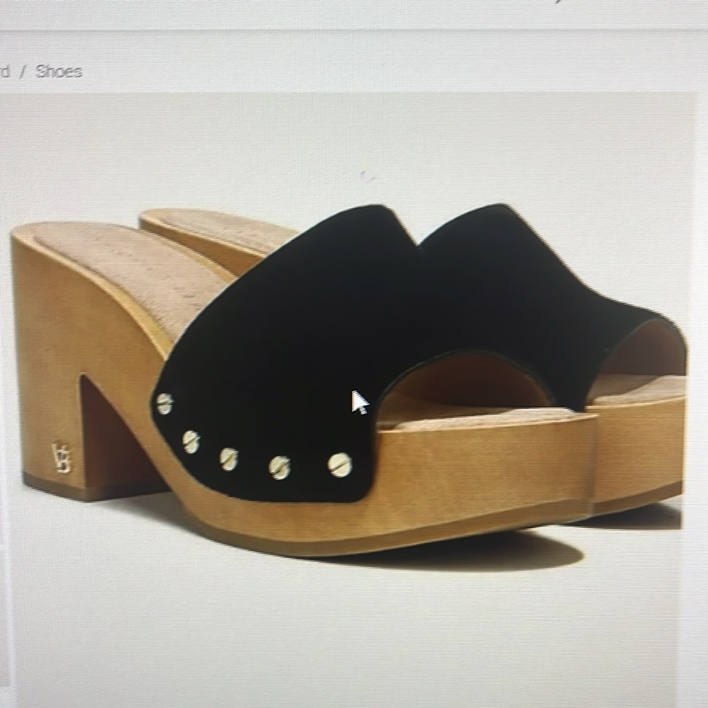Veronica beard hannalee suede clog sandal- 8